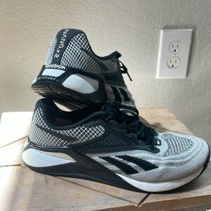 Reebok Nano X2 US 7.5 (Women’s) Black White Grey Sneakers Trainers Tennis Shoes